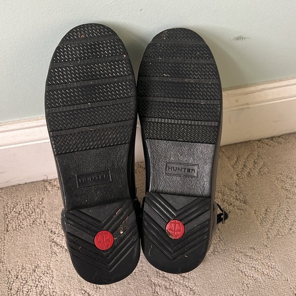 Hunter Refined High Gloss Quilt Chelsea Waterproof Rain Boot in Dark Slate - Picture 7 of 8